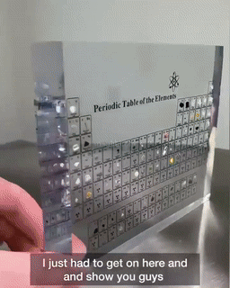 BowLift | Acrylic Periodic Table of Elements