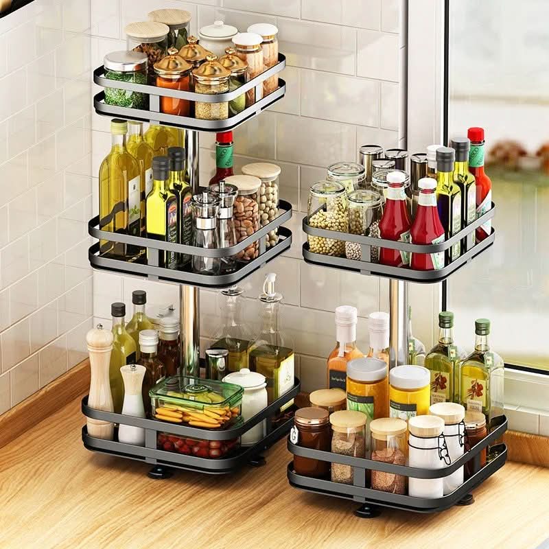 BowLift | 360° Rotating Ingot Rack for Kitchen Cabinets