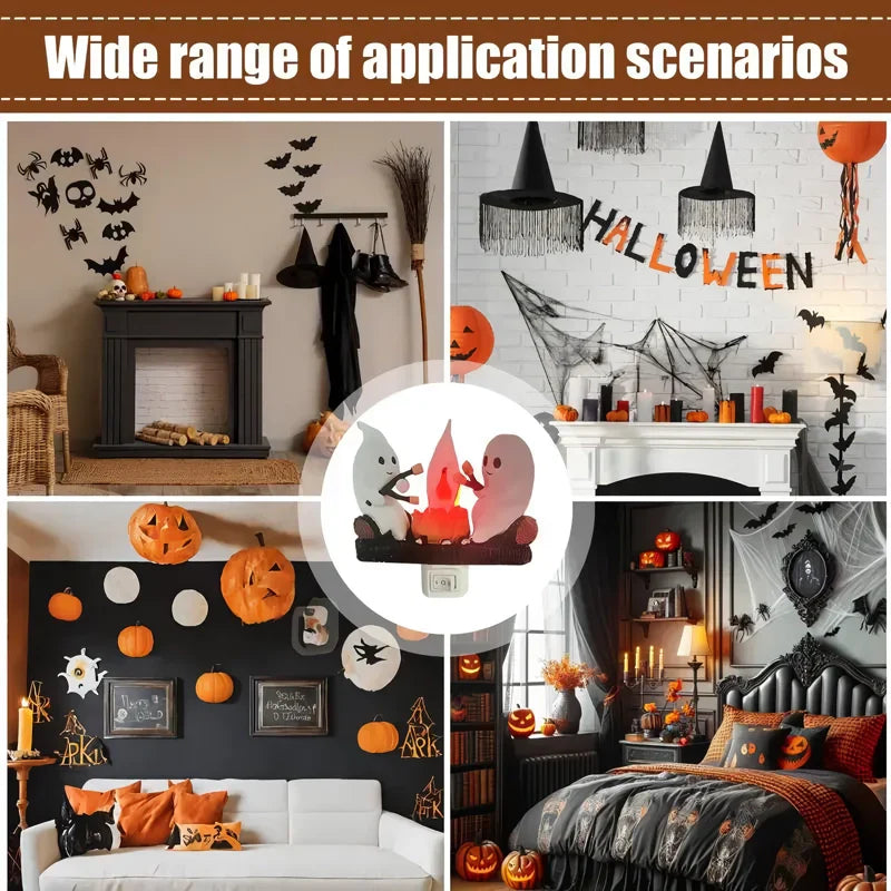 BowLift | Halloween Ghost Campfire Night Light