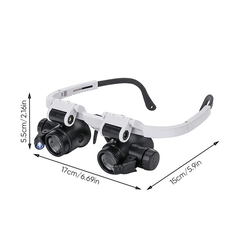BowLift | Magnifying glasses with LED lamps for double eyes