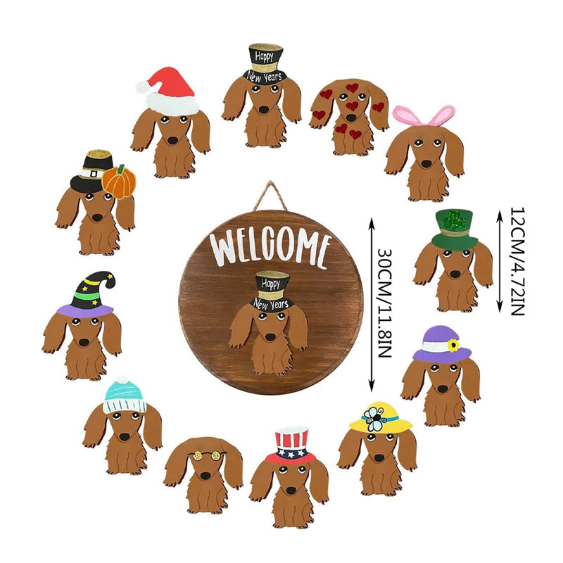 BowLift | Interchangeable Festival Doorplates Wreath