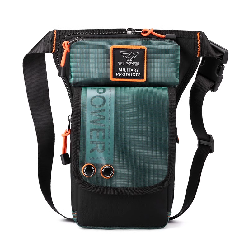 BowLift | Personalized Men's Motorcycle Style Waterproof Nylon Leg Chest Bag