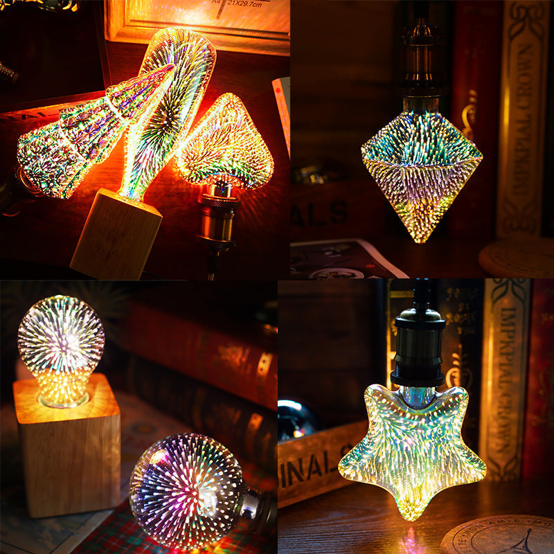 BowLift | 3D Fireworks LED Light Bulb