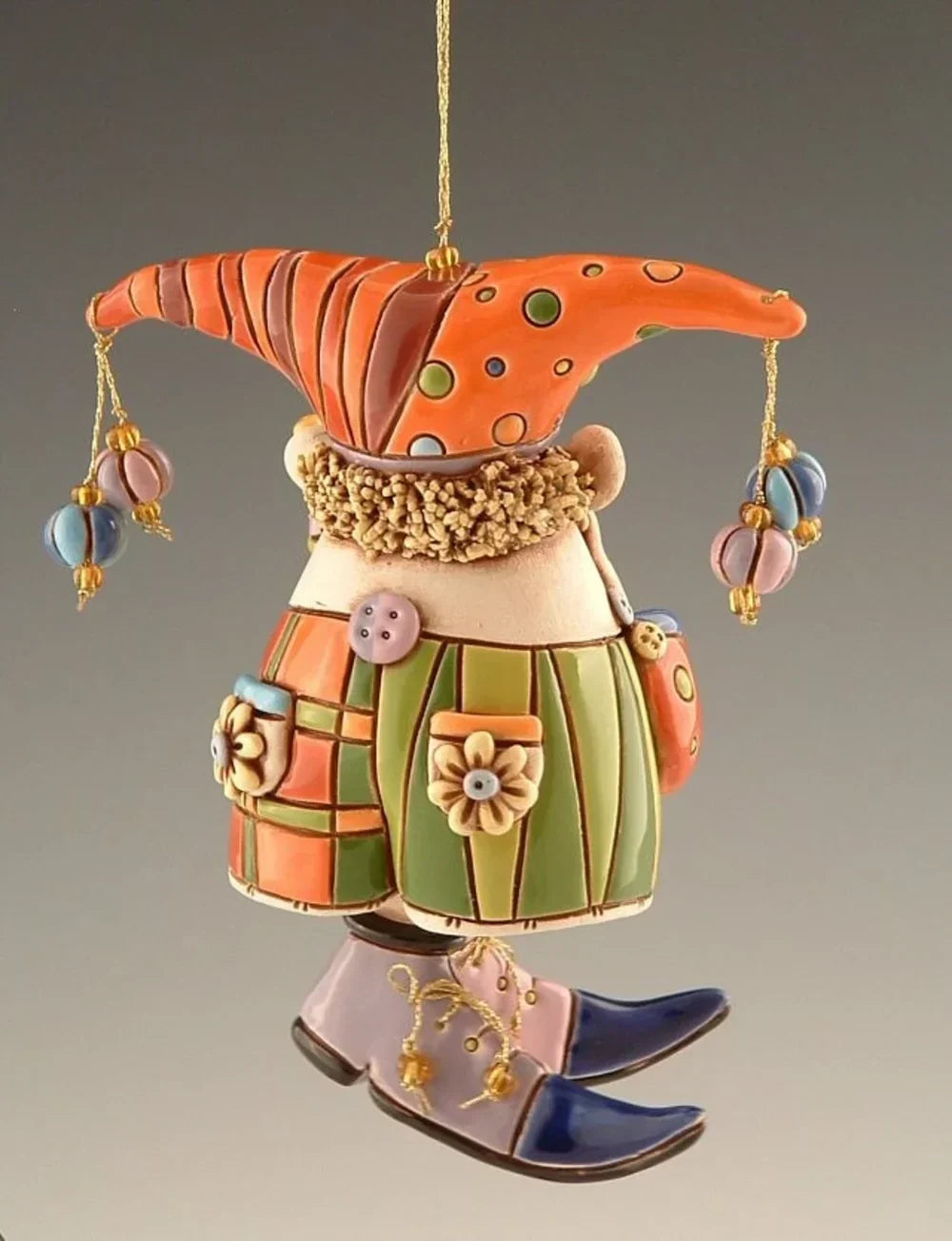 BowLift | Colorful Jester Bell Ornaments
