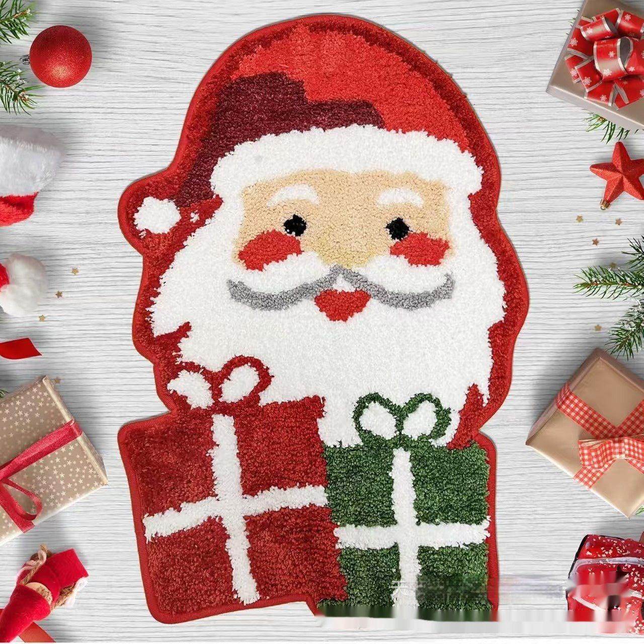 BowLift | Christmas Rug - Cashmere Irregular Shape Hallway Mat