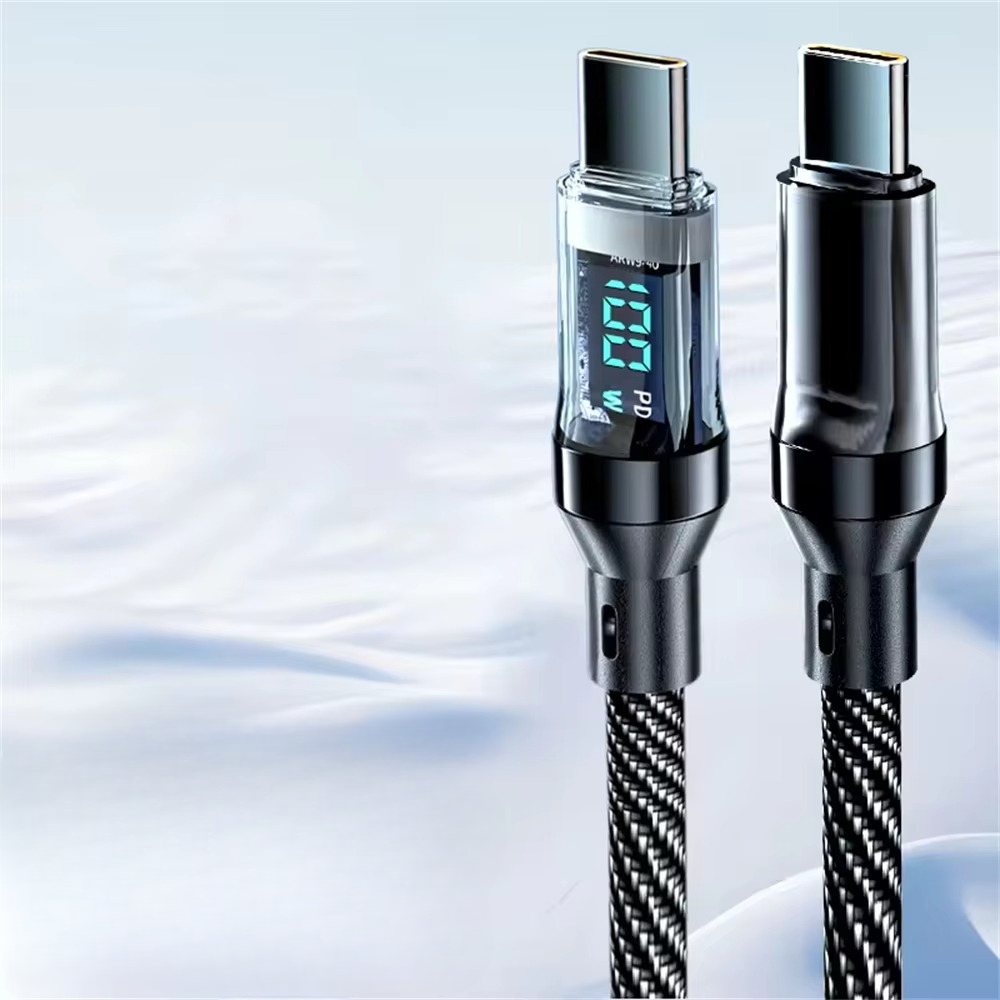BowLift | SuperCharge 120W Type-C Fast Charging Cable with LED Display