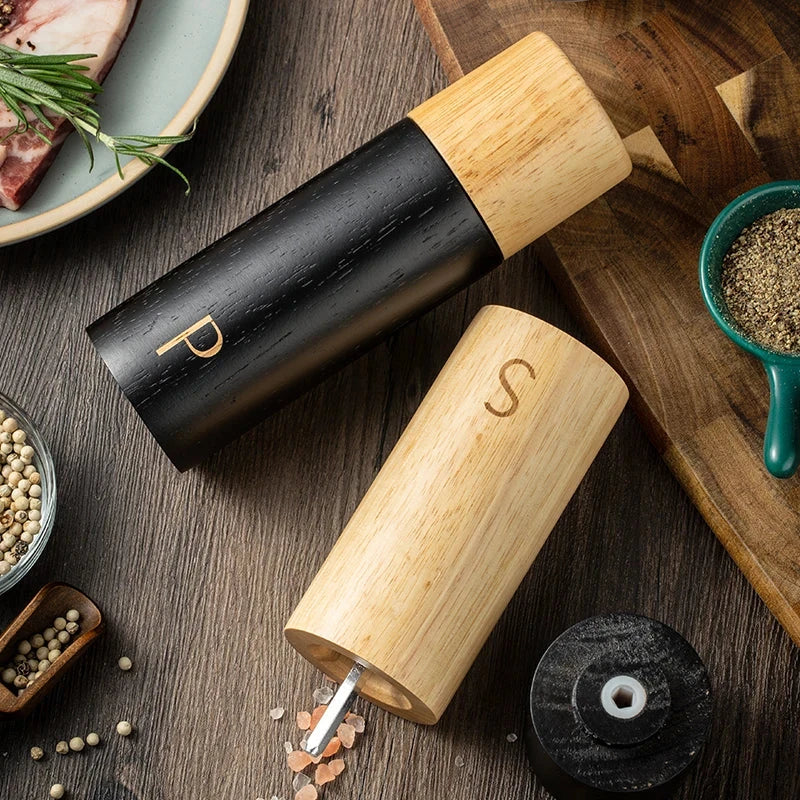 BowLift | Wood Salt and Pepper Mill Set