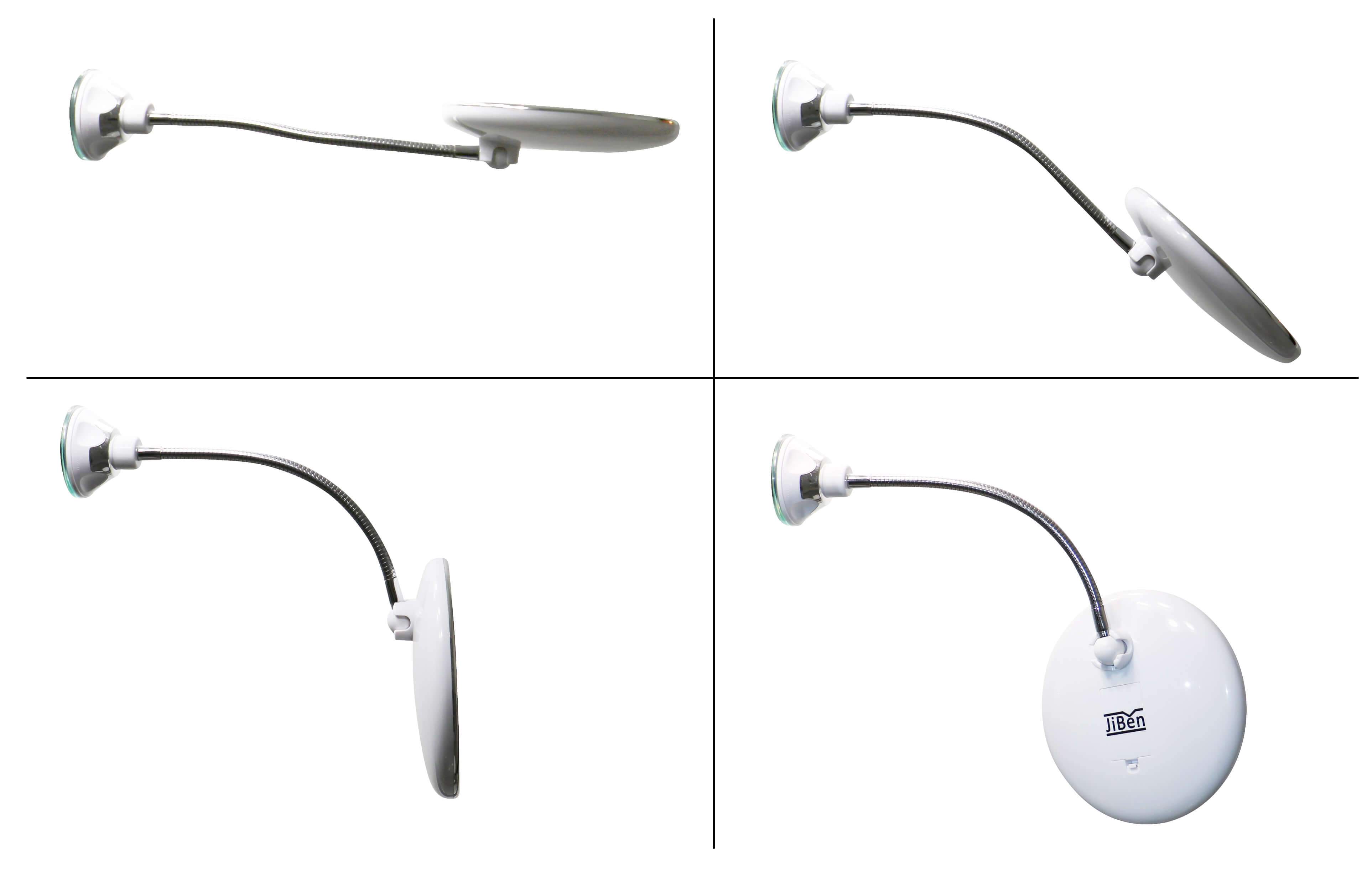 BowLift | FlexibleMirror – LED magnifying mirror with goose neck