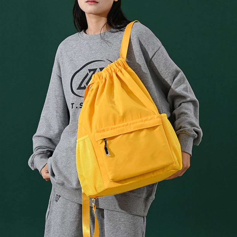 BowLift | FlexiPack – Durable Drawstring Backpack with Shoe Compartment