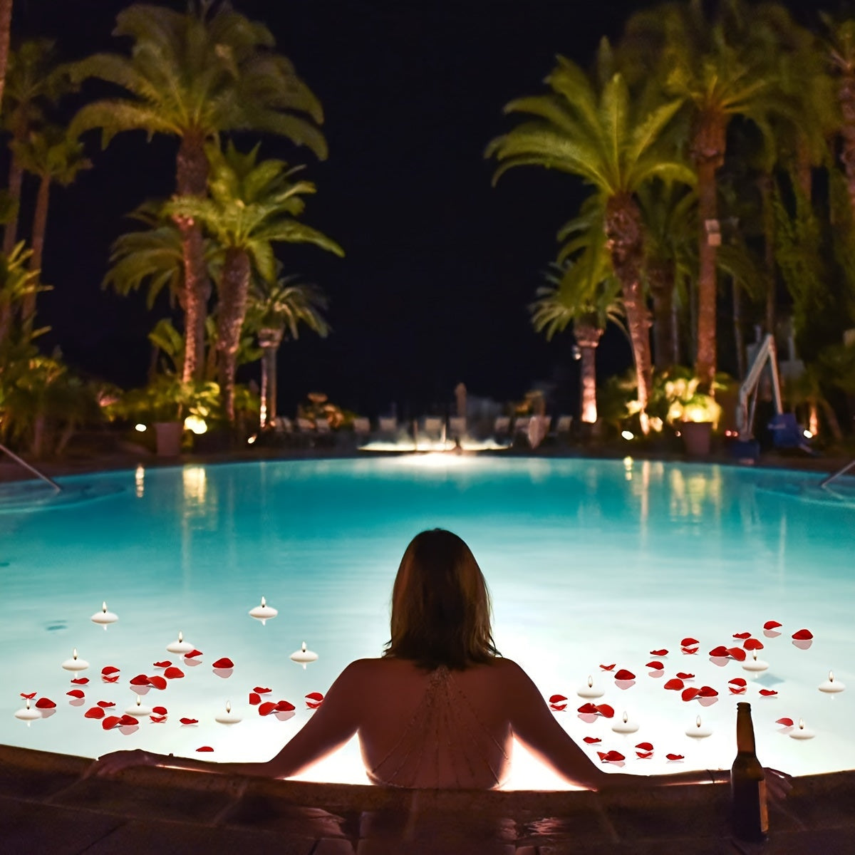 BowLift | Candle Set of 40 Floating Wax Lights