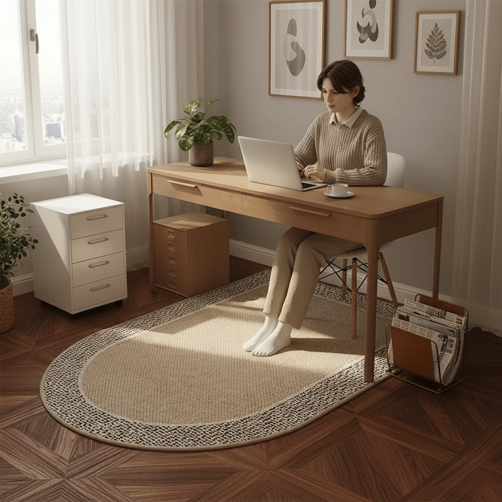 BowLift | FLOORSAFE MAT – Transparent Floor Protector Mat for Office Chairs