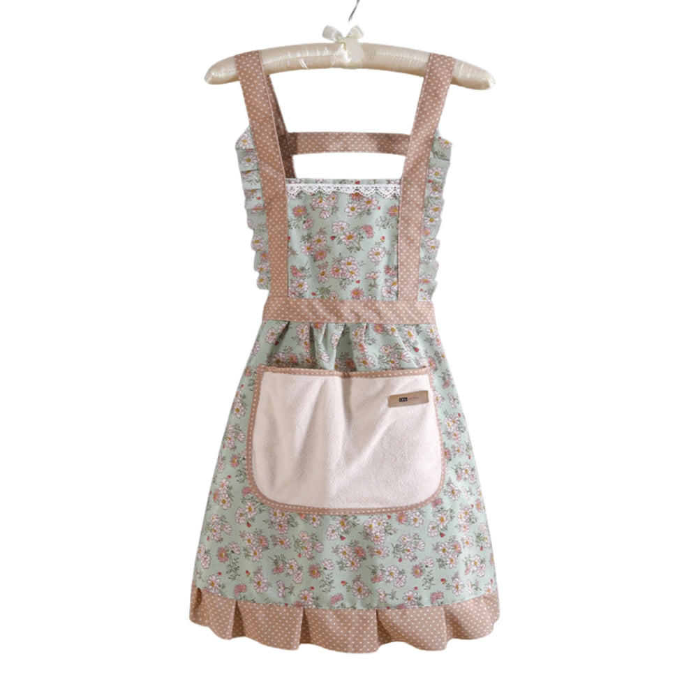 BowLift | Cotton Kitchen Apron Floral Cooking