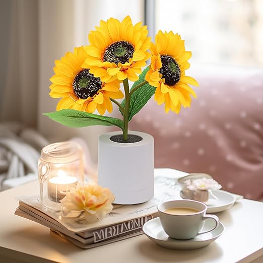 BowLift | Table Lamp Sunflower LED USB Rechargeable Light
