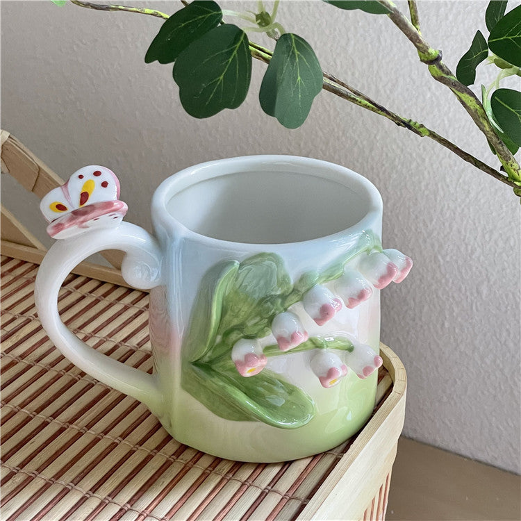 BowLift | Frendorf 3D Floral Hand-painted Mug