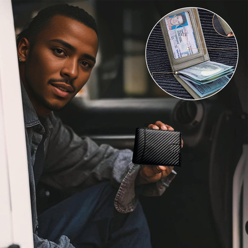 BowLift | Genuine Leather Theft Protection Card Holder