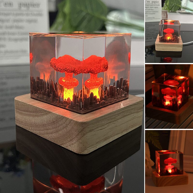 BowLift | Resin lamp with explosive bombs