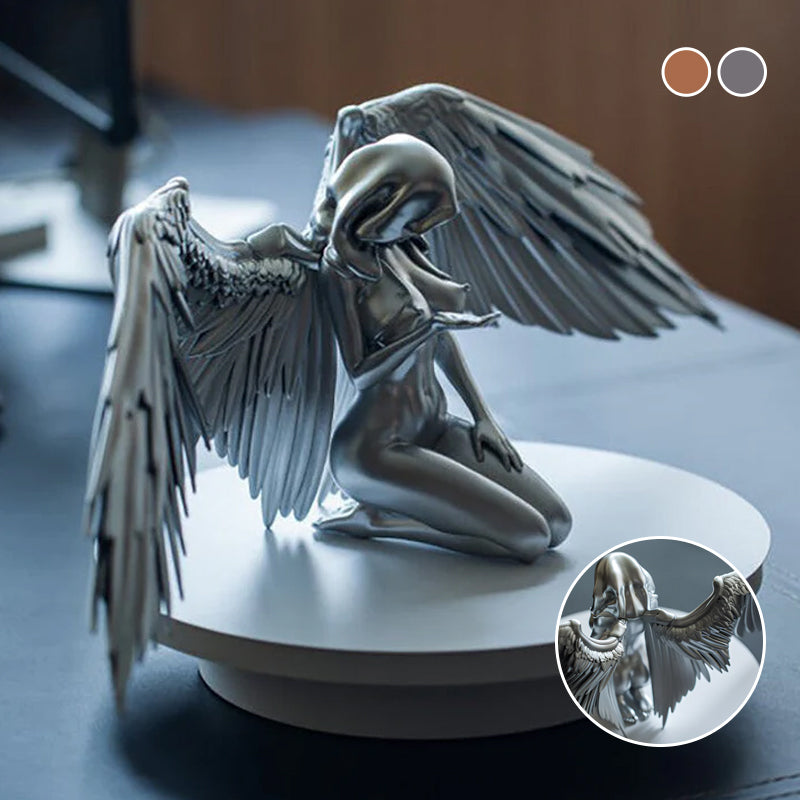 BowLift | Art Angel Female Woman Wings Kneeling Cloak Hat