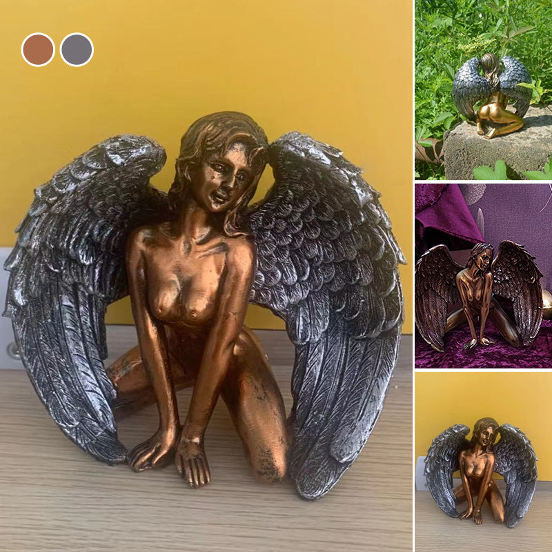 BowLift | Art Angel Female Woman Wings Kneeling Cloak Hat