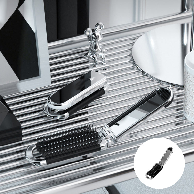 BowLift | MirrorFlex Travel Mirror Hair Brush | Foldable & Compact | Practical Styling on the Go