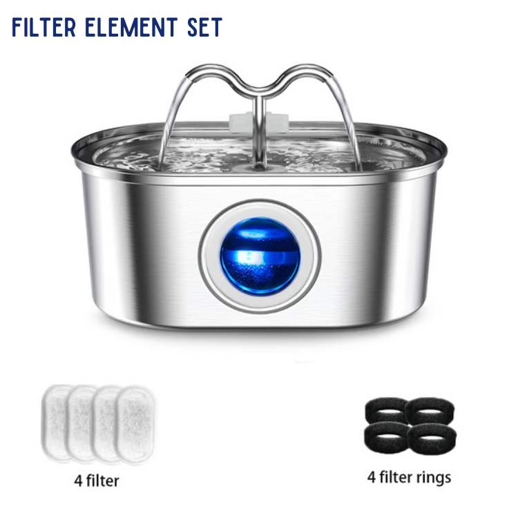 BowLift | Pet Water Fountain | Silent Operation, Durable Stainless Steel & Ideal for Cats and Dogs