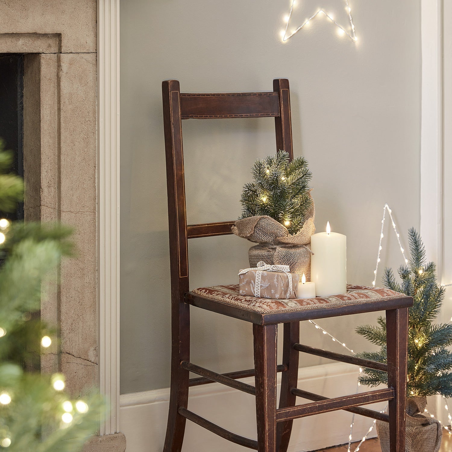 BowLift | Christmas Decorations Mini Frosted Tree Lights