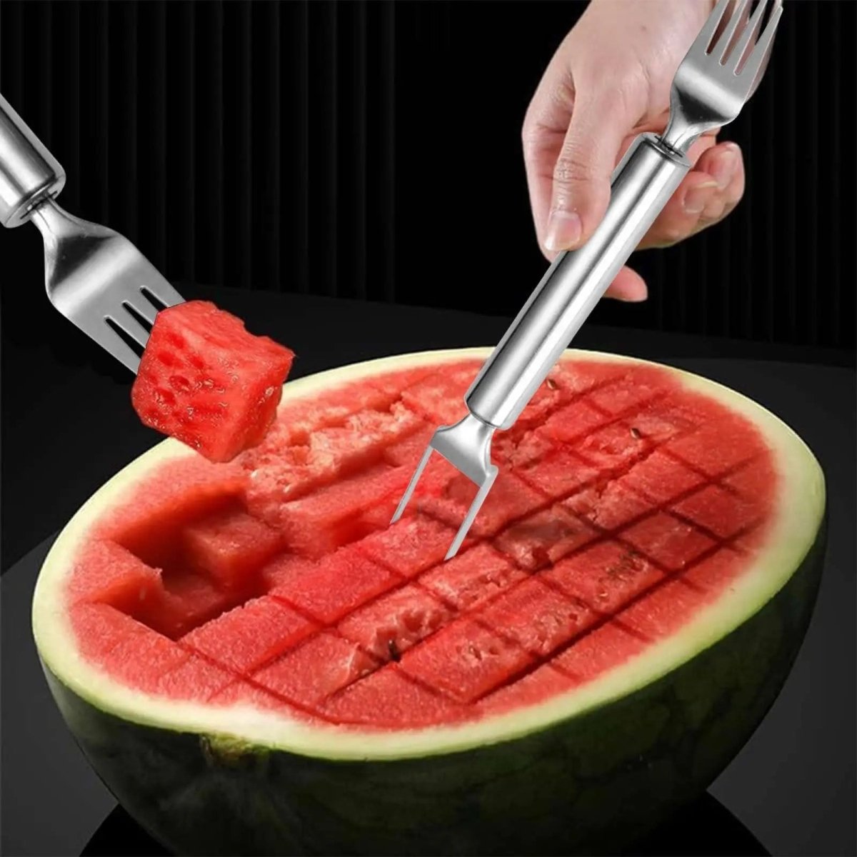 BowLift | HandyFruit Pro – Dual Blade & Fork for Effortless Fruit Preparation