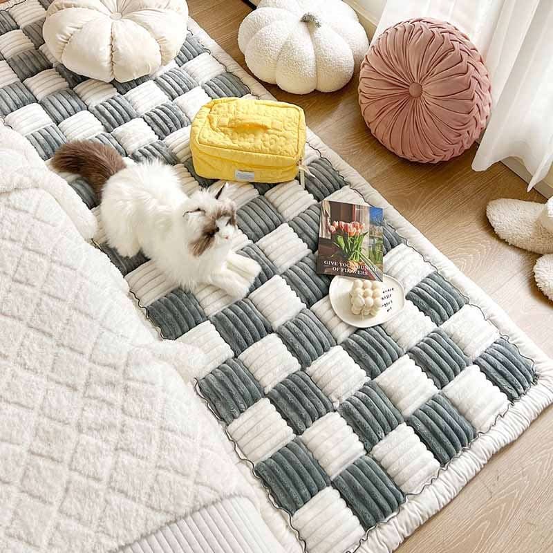 BowLift | COZYCOVER – Cozy pet blanket made of chenille with furniture protection function