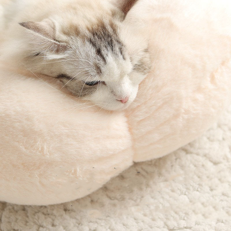 BowLift | Deep Sleep Flower Shape Cat Bed