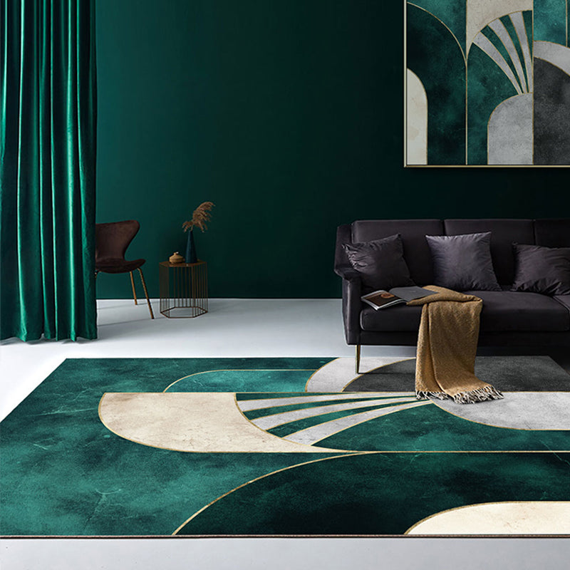 BowLift | Rug Geometric Polyester Washable Non Slip