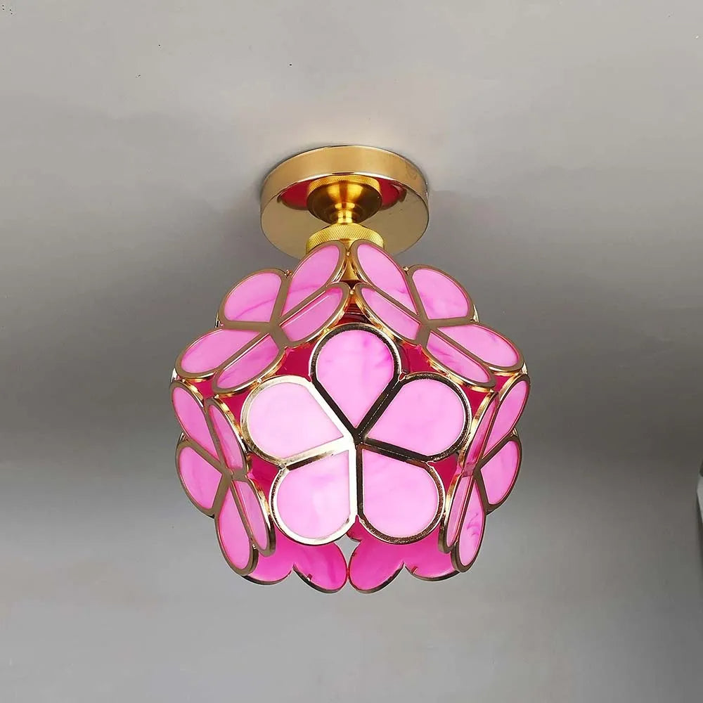 BowLift | Glass Flower Ceiling Light - FloraGlow