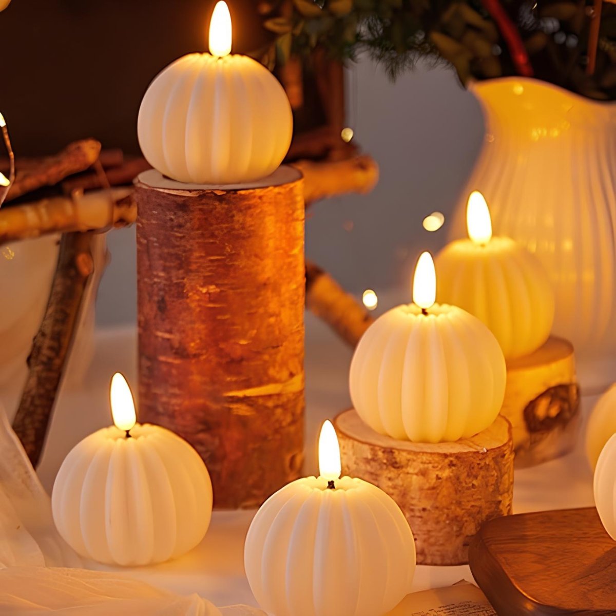 BowLift | GlowFlicker – LED Candles with Flickering Light Effect