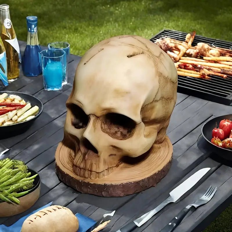 BowLift | Gothic Skull – Handmade Knife Holder for Dark Kitchen Aesthetics