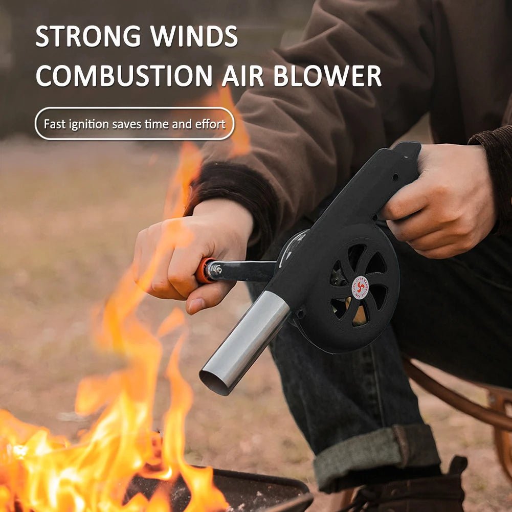 BowLift | GRILLBLOW – Portable Hand Crank BBQ Fan for Outdoor Cooking