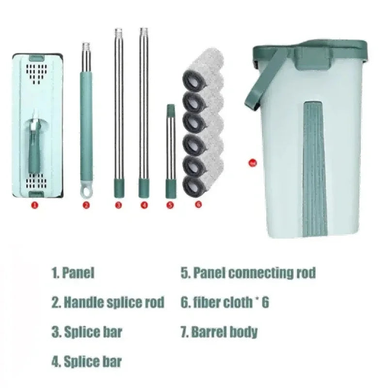 BowLift | Hands-Free Flat Mop with Bucket - FlexiMop