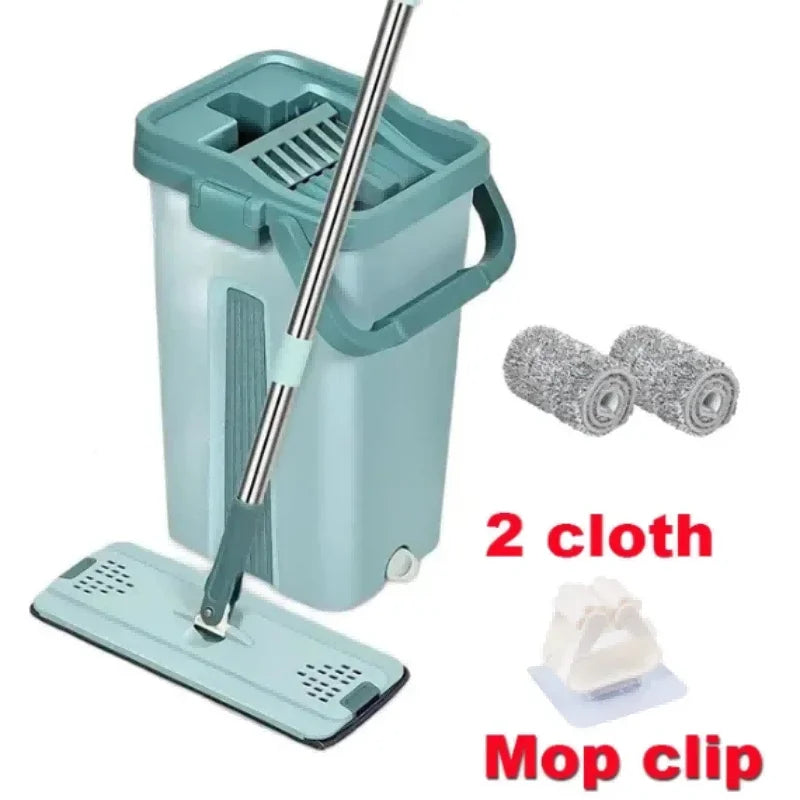 BowLift | Hands-Free Flat Mop with Bucket - FlexiMop