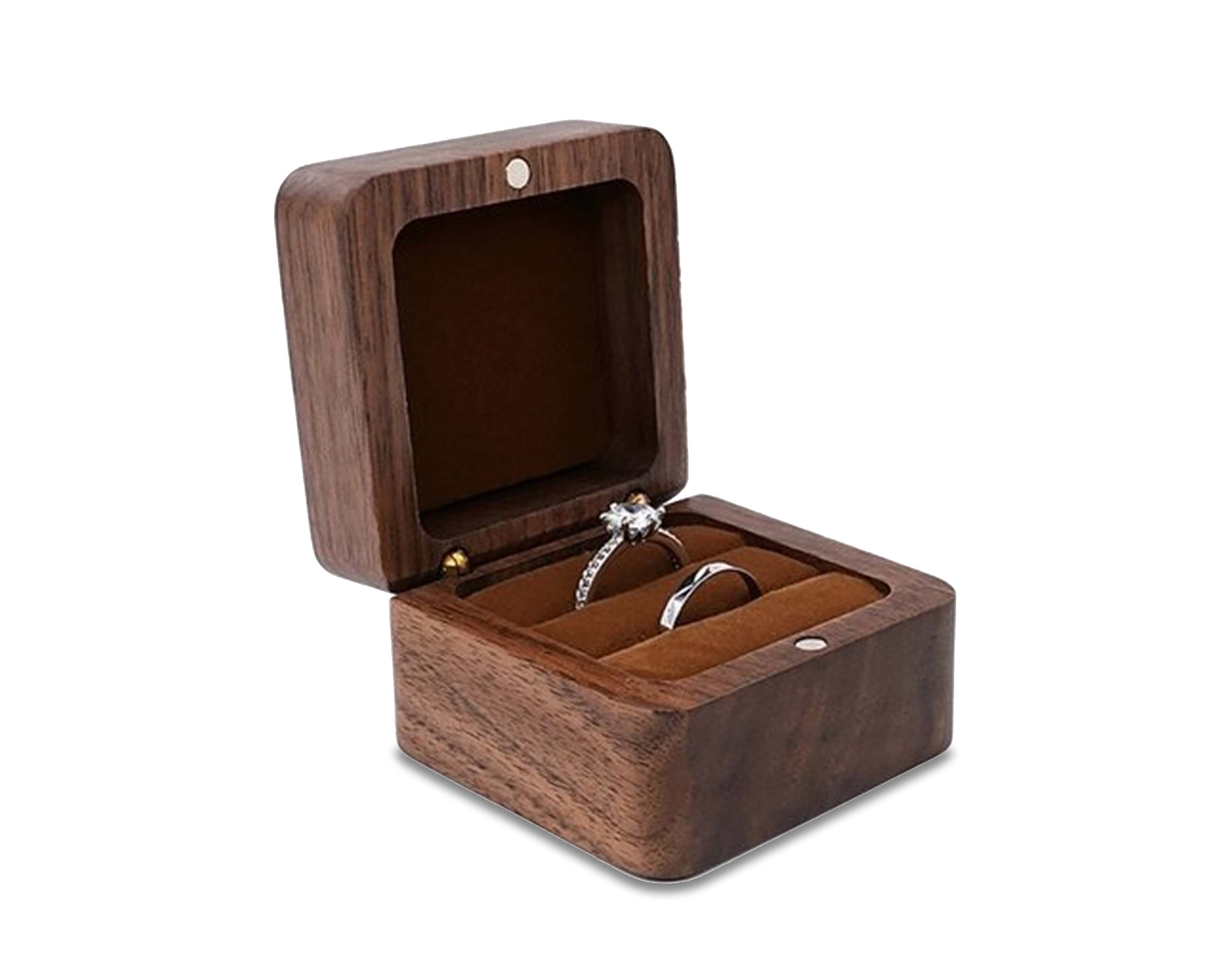 BowLift | Wooden boxes | Wooden jewelry box, wedding ring box, earring rings