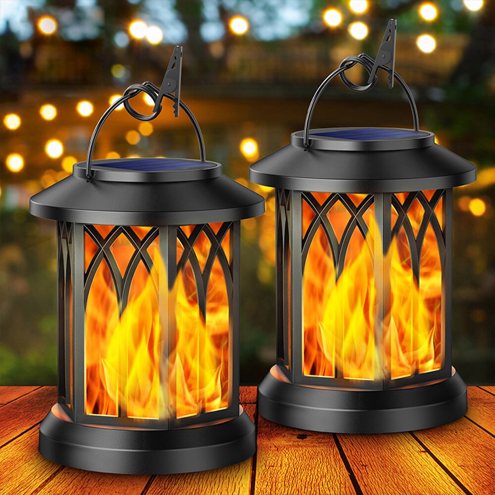 BowLift | FlameGlow™ - Hanging Solar Flame Lantern (2-Pack)