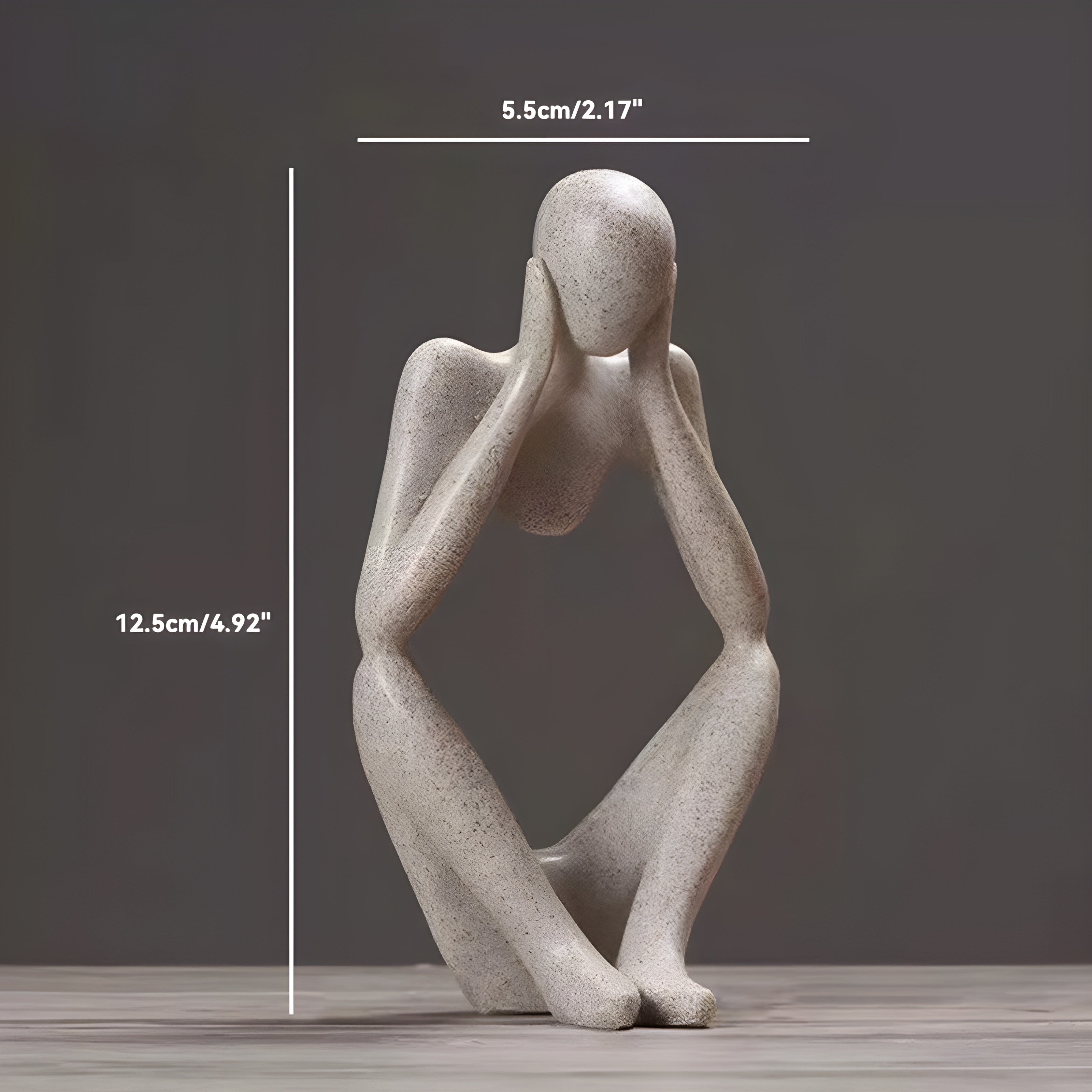 BowLift | Abstract Thinker Sculpture Home Decor
