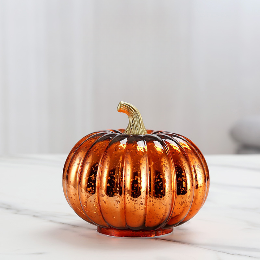 BowLift | Halloween Decorations Glass LED Pumpkin Light