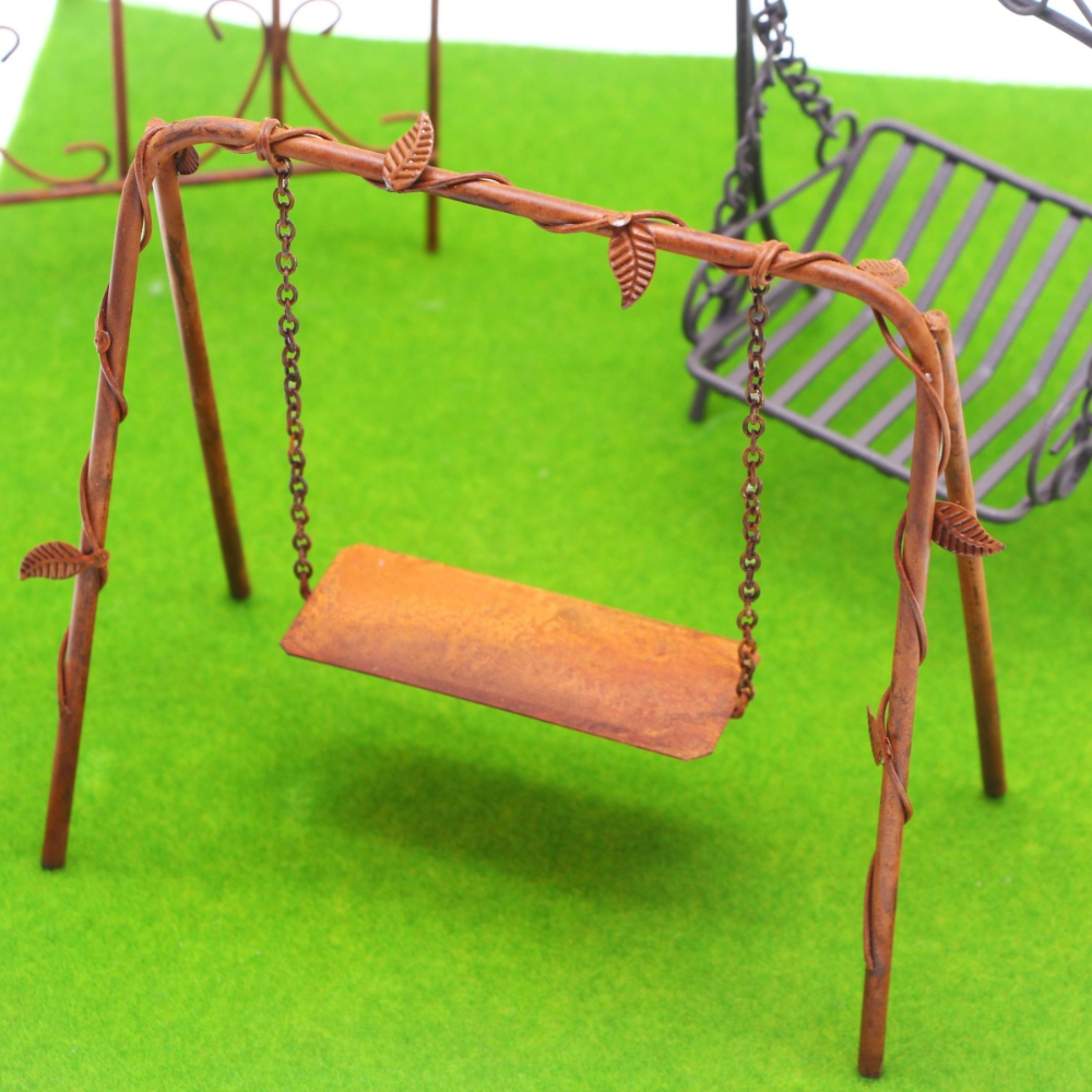 BowLift | Garden Ornaments Miniature Iron Fairy Set Decor