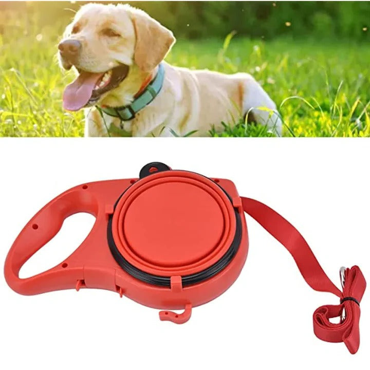 BowLift | 4-in-1 Multifunctional Dog Leash with Water Bottle & Bowl