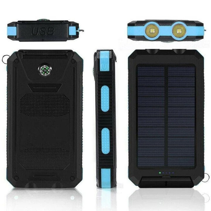 BowLift | 30,000mAh Solar Charger Waterproof Power Bank External