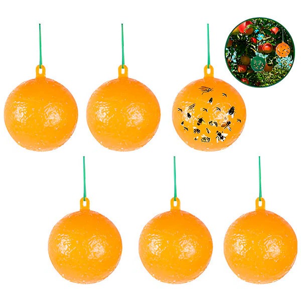 BowLift | Hanging Fly Trap with Adhesive Layer (6 Pcs)