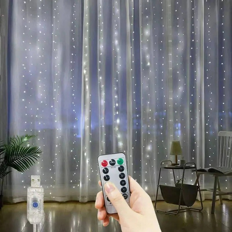 BowLift | Curtain LED Lights with Remote, USB Powered