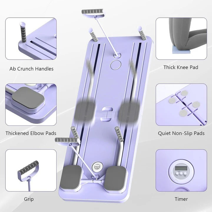 BowLift | HomeStudio Pilates Reformer Board with Resistance Bands