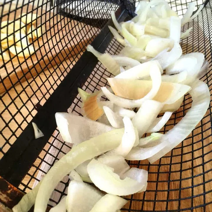 BowLift | Durable BBQ Grill Basket with Rotating Design for Outdoor Grilling