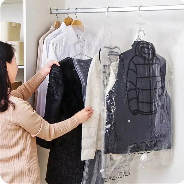 BowLift | Hanging Vacuum Storage Bags, Set of 4