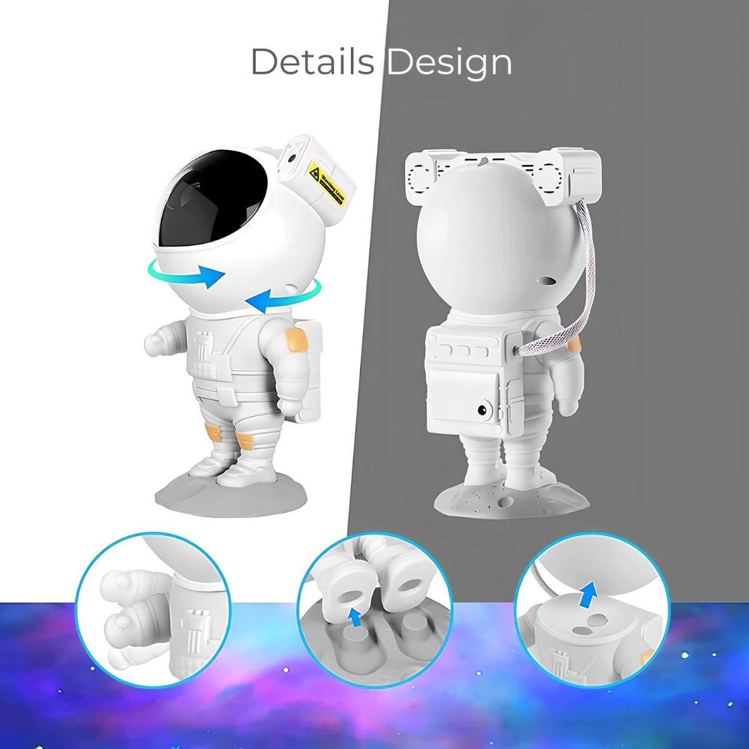 BowLift | Star Projector Astronaut Galaxy Night Light