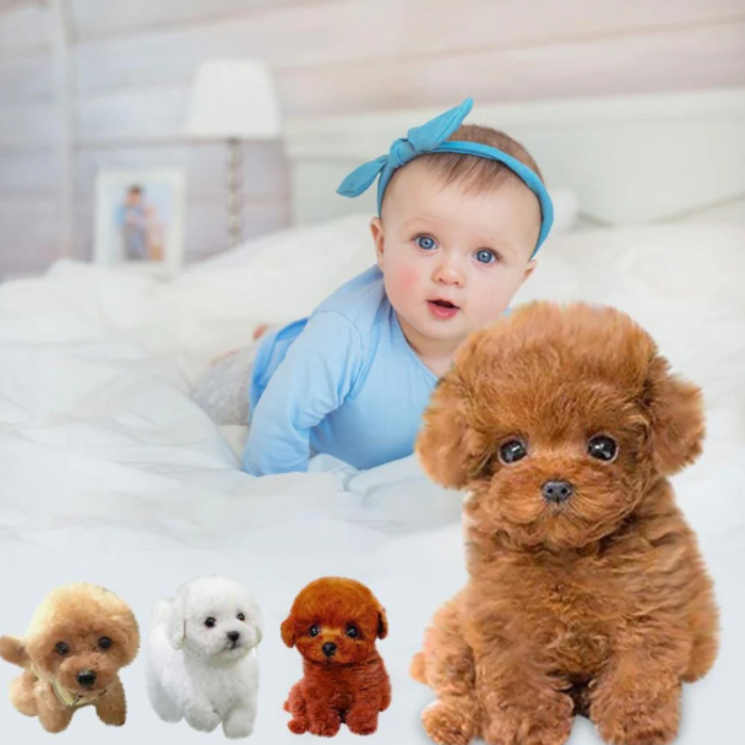 BowLift | Cuddle Cushion Lifelike Plush Puppy Toy
