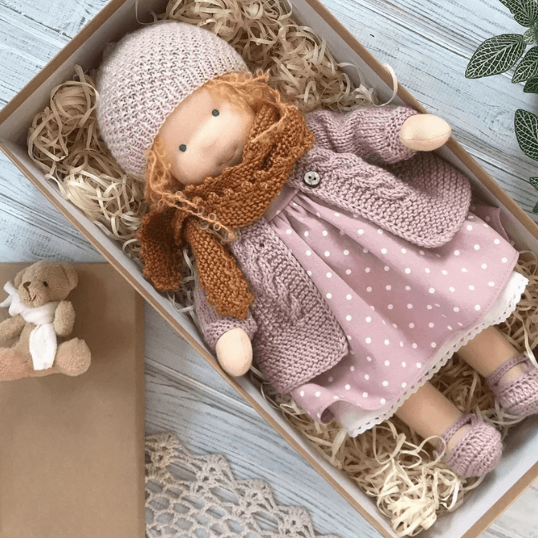 BowLift | Doll Handmade Soft Plush Waldorf Toy